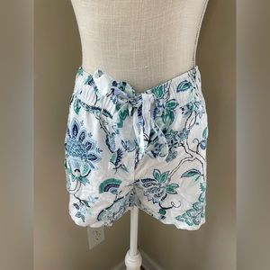 NWOT LOFT high waisted tie shorts
